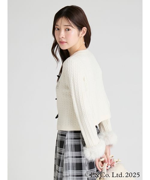 【パディントン(TM)×CELFORD】ケーブルカーディガン パディントン(TM)×CELFORD】ケーブルカーディガン(カーディガン)｜TOPS