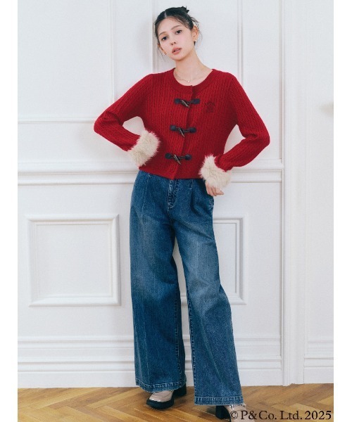 【パディントン(TM)×CELFORD】ケーブルカーディガン パディントン(TM)×CELFORD】ケーブルカーディガン(カーディガン)｜TOPS