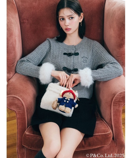 【パディントン(TM)×CELFORD】ケーブルカーディガン パディントン(TM)×CELFORD】ケーブルカーディガン(カーディガン)｜TOPS