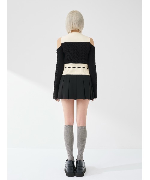 Darich（ダーリッチ） ワンピース ショルダーオープンニット