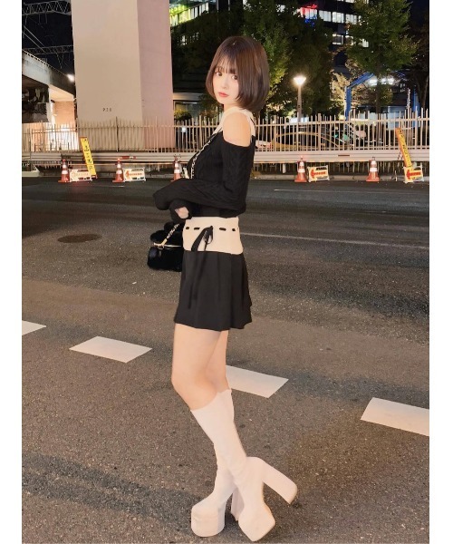 Darich（ダーリッチ） ワンピース ショルダーオープンニット