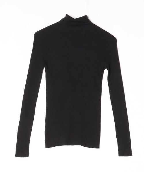 「Dignite collier」 タートルネックニット 36 ブラック レディース_画像2