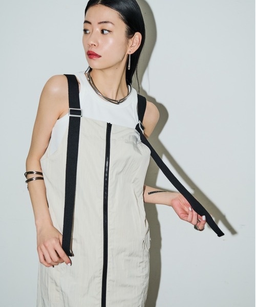 「AIC.」 キャミソールワンピース FREE チャコールグレー レディース_画像3