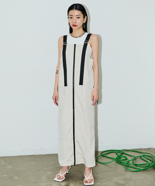 「AIC.」 キャミソールワンピース FREE チャコールグレー レディース_画像4