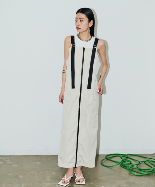 「AIC.」 キャミソールワンピース FREE チャコールグレー レディース_画像5