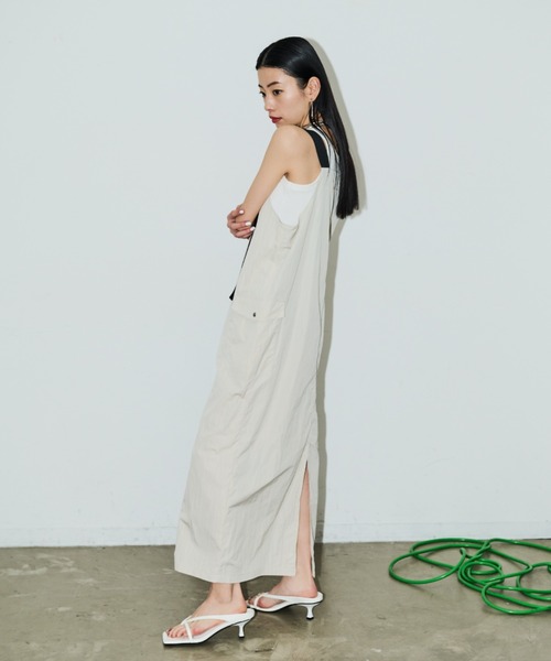 「AIC.」 キャミソールワンピース FREE チャコールグレー レディース_画像8