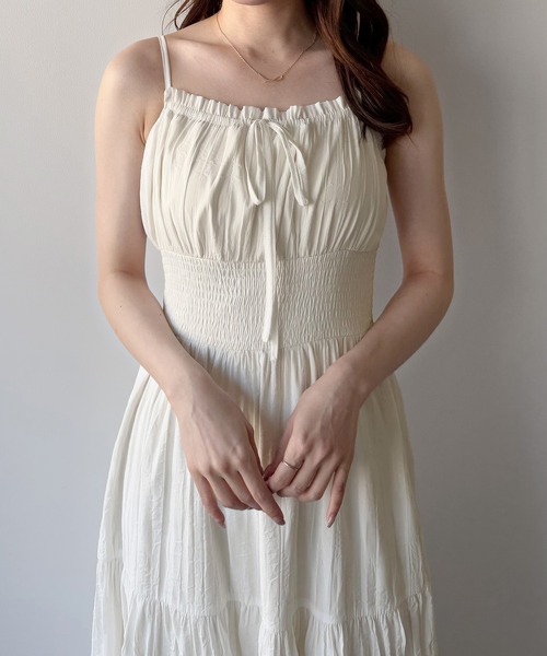 「mipiarl」 キャミソールワンピース SMALL ブラック レディース_画像5