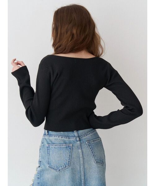 EVRIS(エヴリス) ニット セーター フロントホックレースドッキング EVRIS(エヴリス) ニット セーター フロントホックレースドッキング