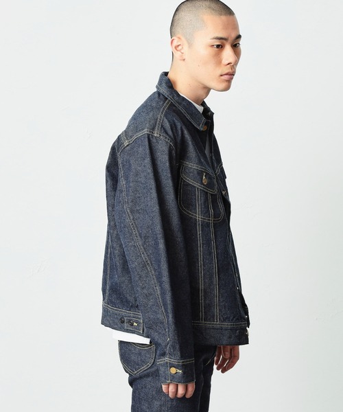 Lee ダークデニムジャケット Lee デニムジャケット LARGE ダークデニム Lee デニムジャケット