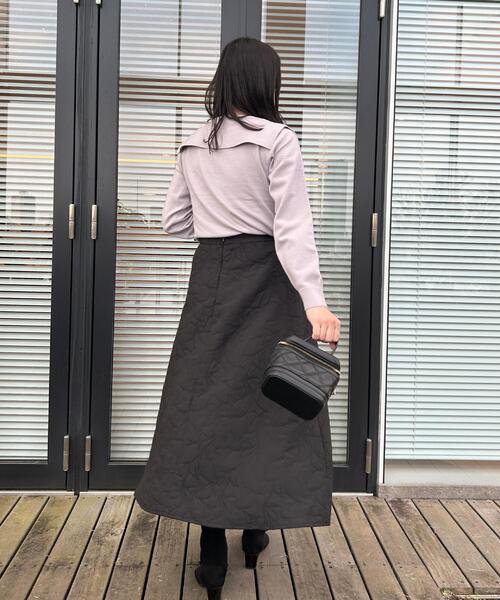 Couture Brooch（クチュール ブローチ） スカート 「洗える」リーフ