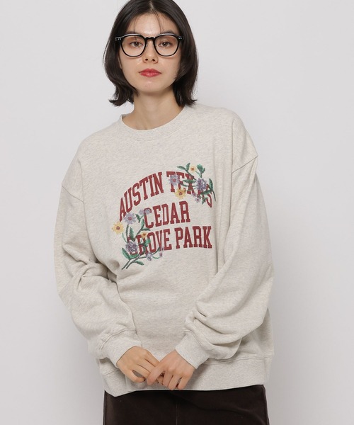 niko and…（ニコアンド） トレーナー スウェット アソートグラフィック