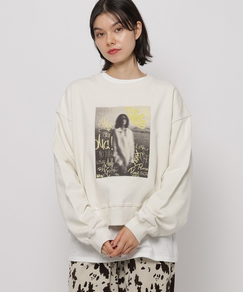 niko and…（ニコアンド） トレーナー スウェット アソートグラフィック