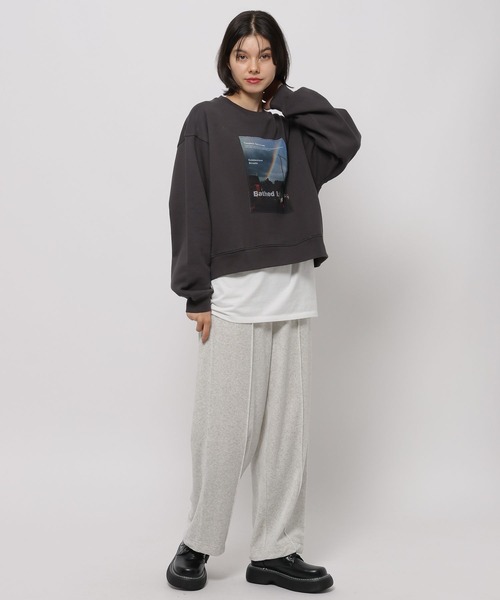 niko and…（ニコアンド） トレーナー スウェット アソートグラフィック