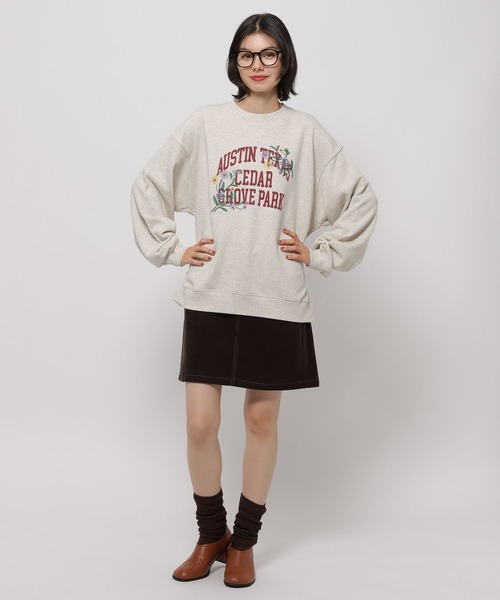 niko and…（ニコアンド） トレーナー スウェット アソートグラフィック