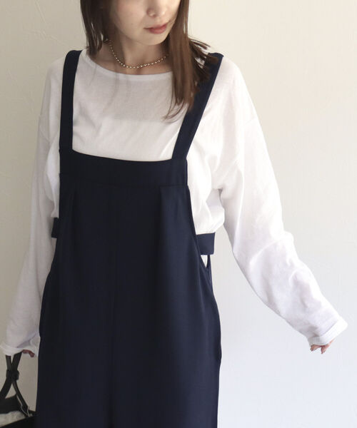 「fredy emue」 長袖カットソー 38 オフホワイト レディース_画像9