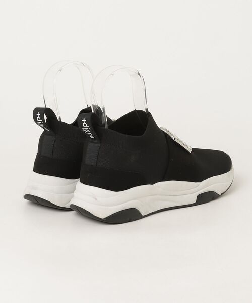 「+diana」 ローカットスニーカー 24.0cm ブラック レディース_画像2