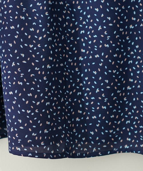 「natural couture」 長袖ブラウス FREE ネイビー レディース_画像5