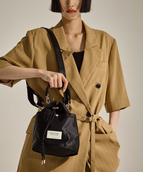 beautiful people ショルダーバッグ ブラック beautiful people（ビューティフルピープル） ショルダーバッグ FREE