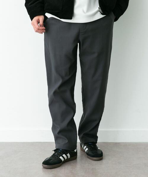 URBAN RESEARCH Sonny Label パンツ 裏起毛スリムイージーテーパード