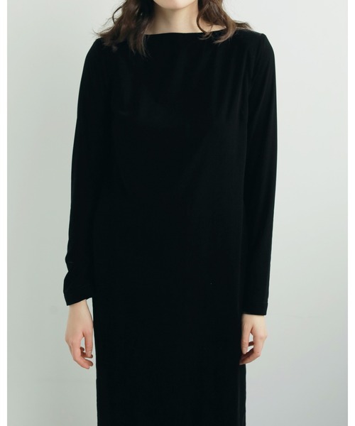 anuke（アンヌーク） ワンピース Velour Pencil Onepiece : ZOZOTOWN