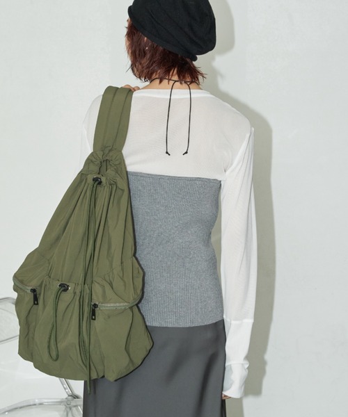 「Auntie Rosa Holiday」 リュック FREE ベージュ レディース_画像3