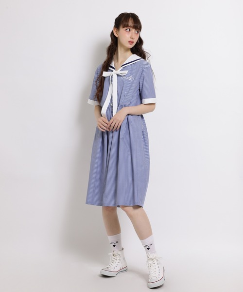MILK  エンジェル シャツワンピース MILK（ミルク）の「Angel シャツ ワンピ（ワンピース）」 - WEAR