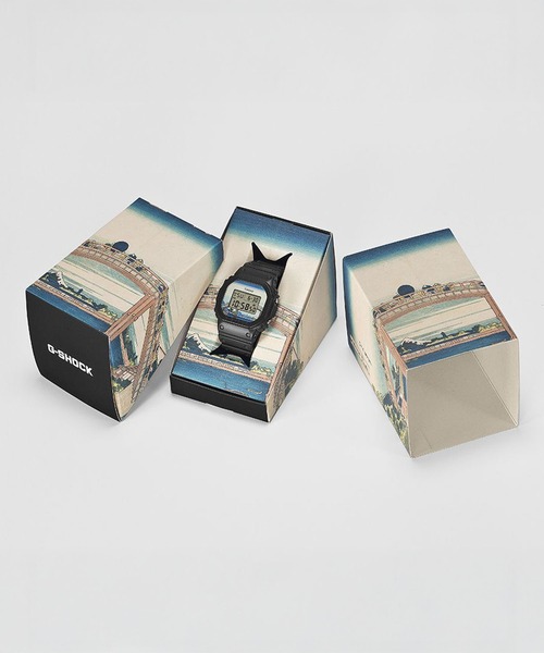 G-SHOCK 腕時計 葛飾北斎「深川万年橋下」 / 5600シリーズ DW