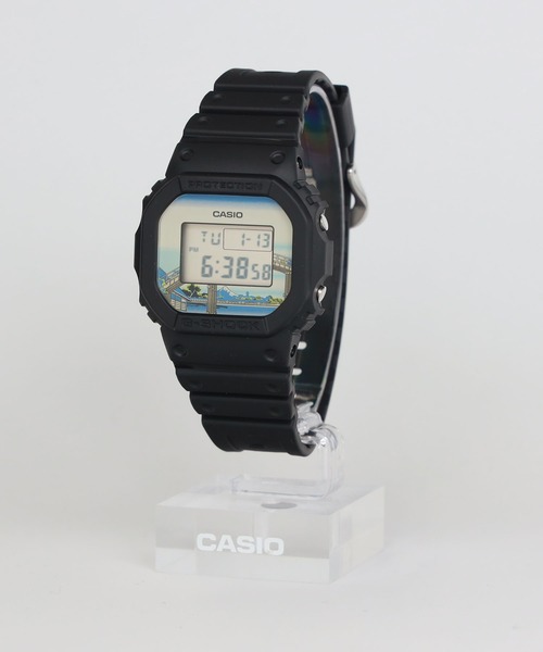G-SHOCK 腕時計 葛飾北斎「深川万年橋下」 / 5600シリーズ DW