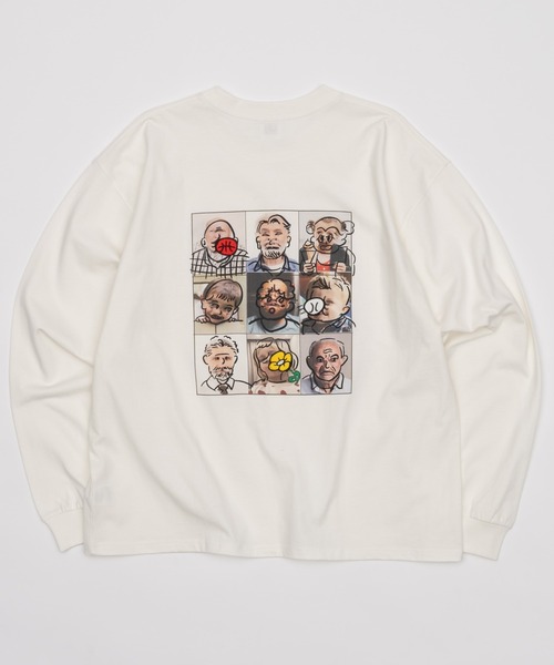 kaoyorinakami tシャツ 9face longsleevetee / ナインフェイスロング