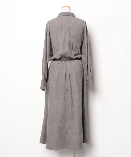 「NICOLE white」 長袖ワンピース FREE カーキ レディース_画像2