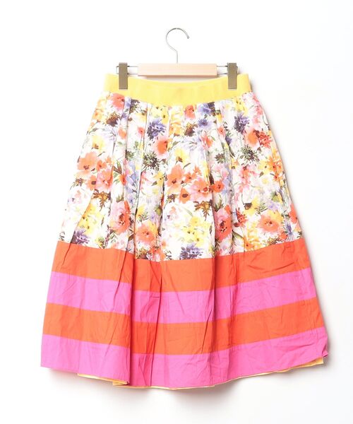 「Re.Verofonna」 フレアスカート 38 イエロー レディース_画像2