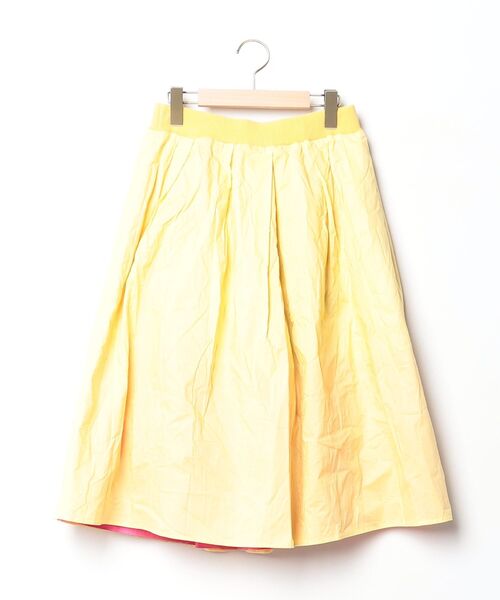「Re.Verofonna」 フレアスカート 38 イエロー レディース_画像3