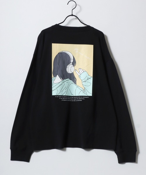 「SITRY」 長袖Tシャツ M ブラック系その他2 メンズ_画像8