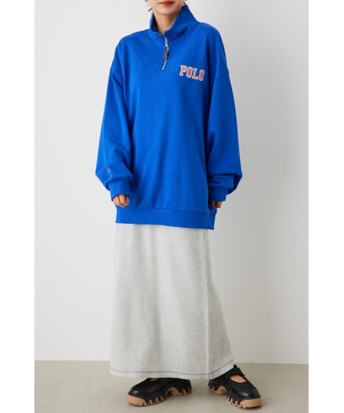 [RODEO CROWNS WIDE BOWL] [polo british country spirit] тренировочный cut and sewn MEDIUM. серый 