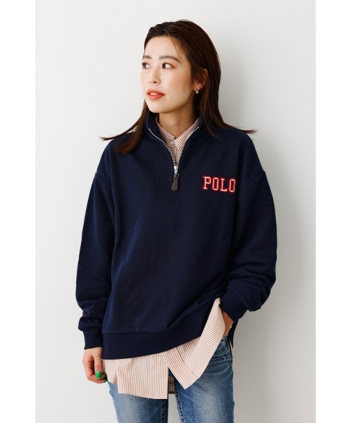 [RODEO CROWNS WIDE BOWL] [polo british country spirit] тренировочный cut and sewn MEDIUM. серый 