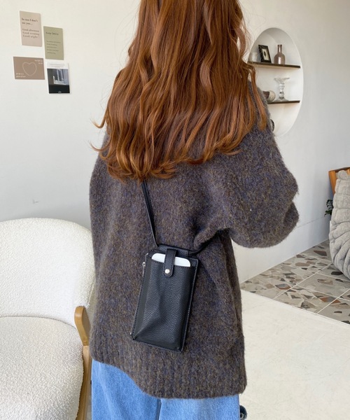 「moment+」 長袖ニット M オレンジ レディース_画像5