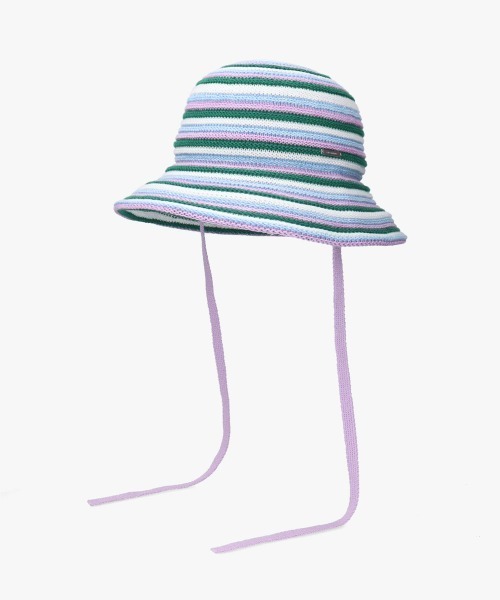 「OVERRIDE」 ストローハット - パープル レディース_画像4