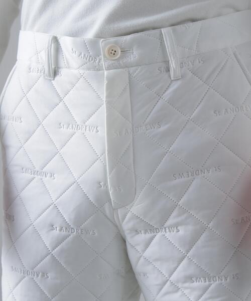 St ANDREWS パンツ 「St ANDREWS」ロゴピンソニック中綿パンツ (MENS