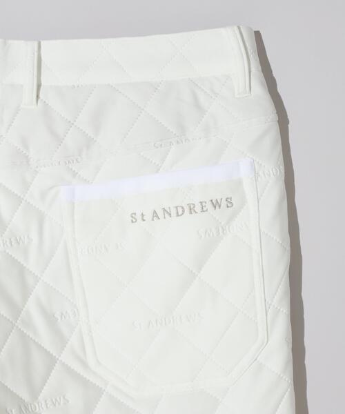 St ANDREWS パンツ 「St ANDREWS」ロゴピンソニック中綿パンツ (MENS