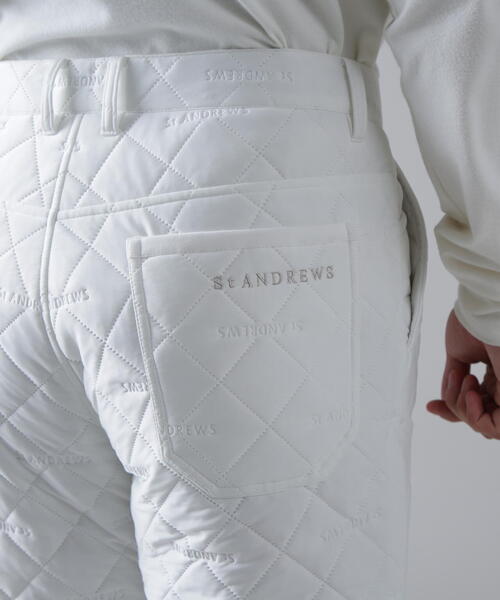 St ANDREWS パンツ 「St ANDREWS」ロゴピンソニック中綿パンツ (MENS