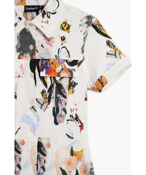 Desigual（デシグアル） パーティードレス ワンピース 半袖 花柄 