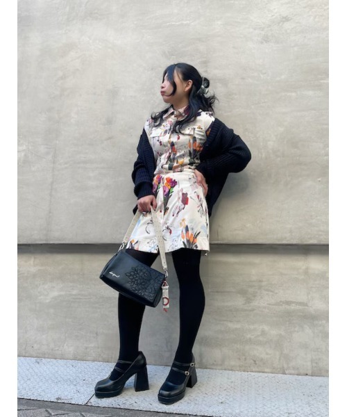 Desigual（デシグアル） パーティードレス ワンピース 半袖 花柄 