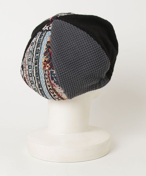 「Amina」 ベレー帽 - ブラック レディース_画像2