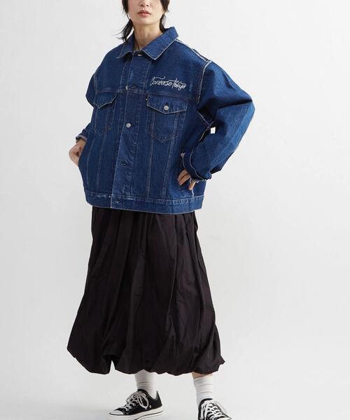 CONVERSE TOKYO デニムジャケット gジャン DENIM SWITCHING JACKET