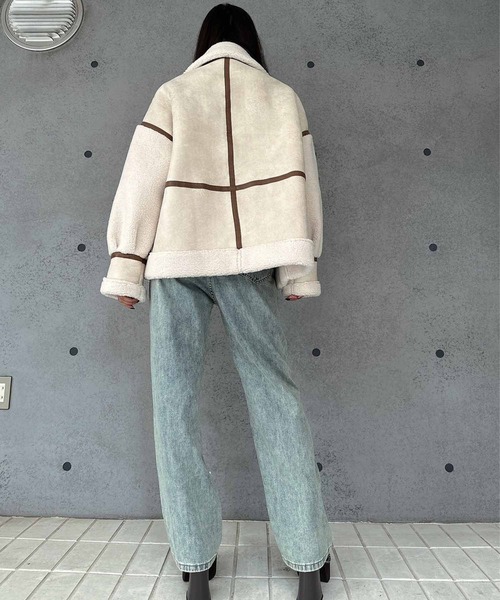 「ENVYM」 デニムパンツ MEDIUM ブルー レディース_画像6