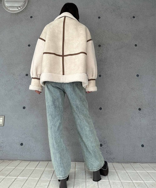 「ENVYM」 デニムパンツ MEDIUM ブルー レディース_画像7