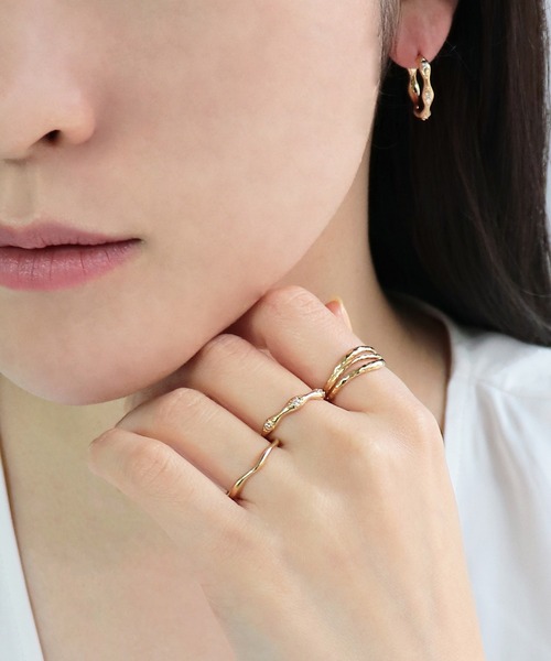 「NOIR DE POUPEE」 リング #13 ゴールド レディース_画像7