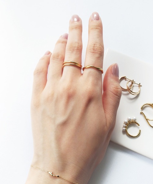 「NOIR DE POUPEE」 リング #13 ゴールド レディース_画像9