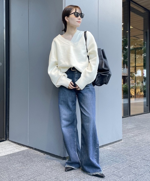 「Plage」 デニムパンツ 36 ブルー レディース_画像3