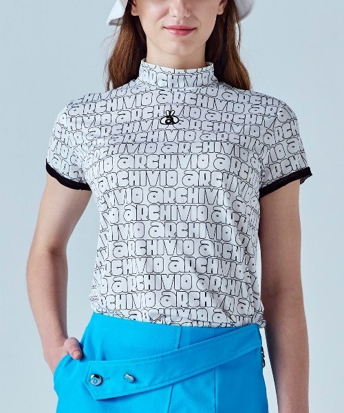 archivio（アルチビオ） tシャツ 「LADIES」UV速乾総ロゴプルオーバー